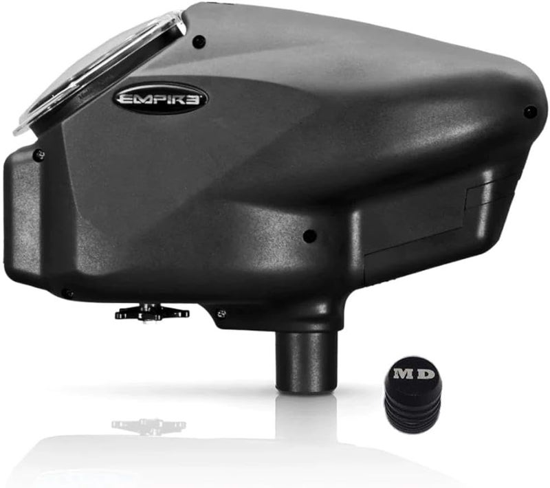 MAddog Empire Halo Too Electronic Paintball Loader with HK Army Epic Speed Feed and HPA Paintball Tank Fill Nipple Protector Accessory Package - 20+ BPS - Image 1